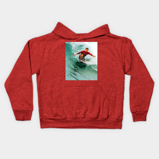 Ahead of the Wave Kids Hoodie by learntobbq